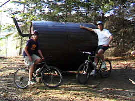 How about a Peppermint sauna after mountain biking?