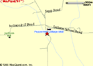 Street level map courtesy of MapQuest